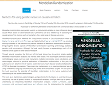Tablet Screenshot of mendelianrandomization.com